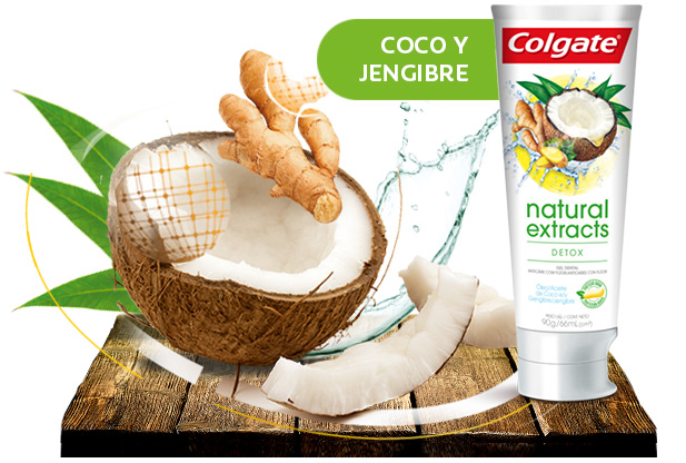 Ingrediente Extracto de Jengibre y Coco Ingrediente Extracto de Jengibre y Coco