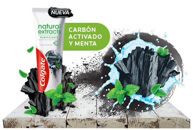 Colgate Naturals Extracts Carbón y Menta Colgate Naturals Extracts Carbón y Menta