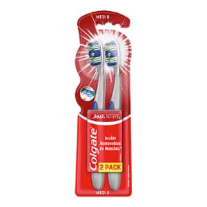 Cepillo Dental Colgate<sup>®</sup> 360º Luminous White