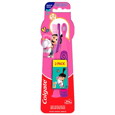 Cepillo Dental Colgate<sup>®</sup> Agnes & Fluffy 2 a 5 años