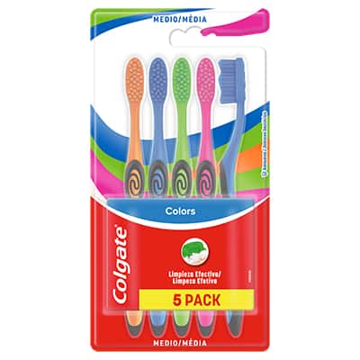 Cepillo Dental Colgate® Colors 5 unidades