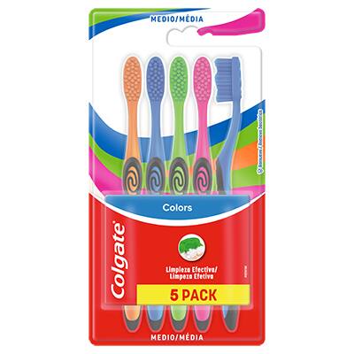 Cepillo Dental Colgate® Colors 5 unidades