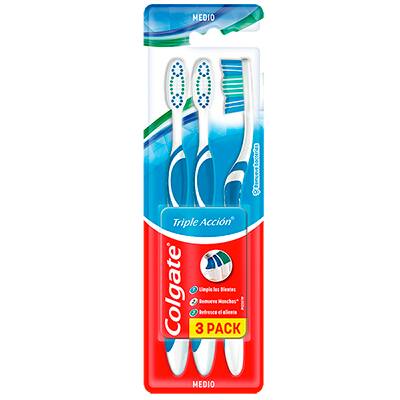 Cepillo Dental Colgate® Triple Acción 3 Unidades