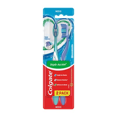 Cepillo Dental Colgate® Triple Acción 2 Unidades