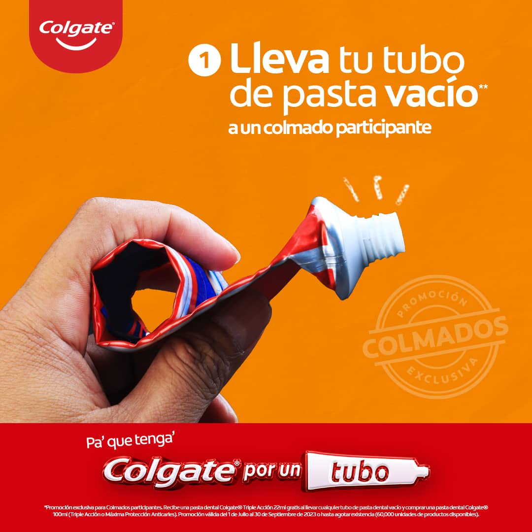 Lleva un tubo vacío