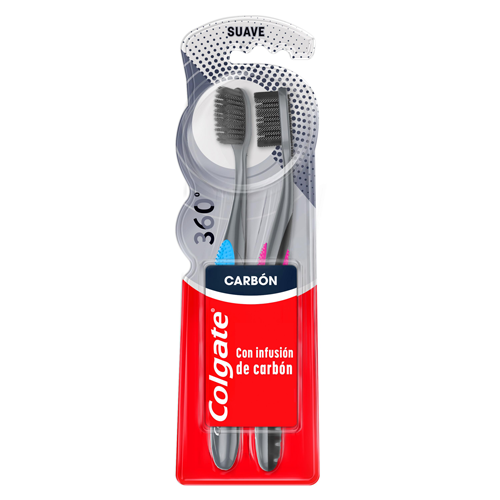Cepillo de dientes Colgate 360 Carbón