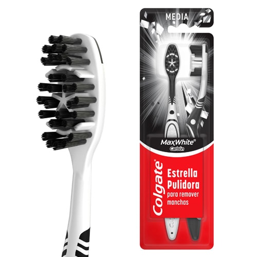 Cepillo de dientes Colgate Max White Charcoal