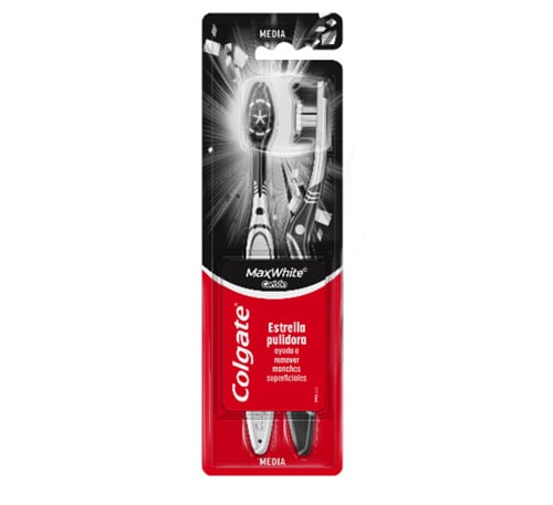 Cepillo de dientes Colgate Max White Charcoal