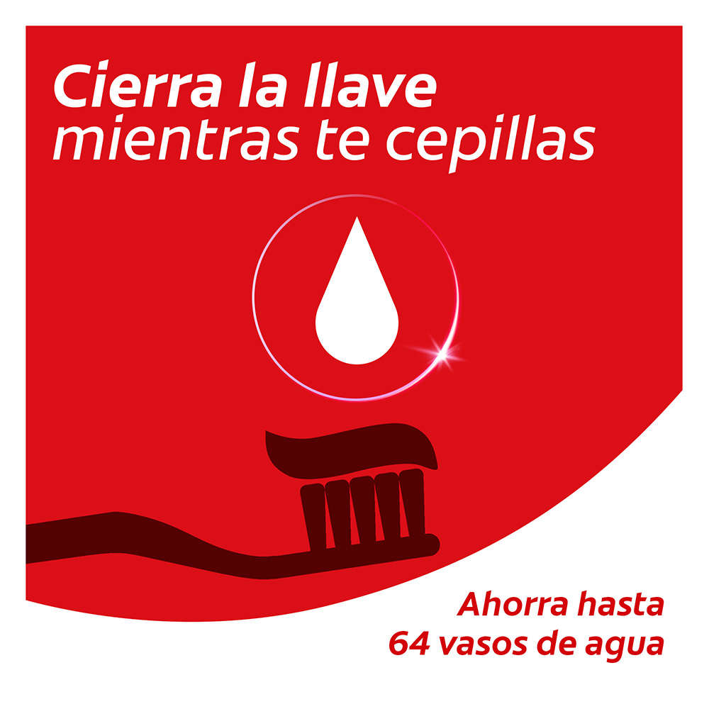 Cierra la llave mientras te cepillas