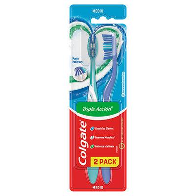 cepillo colgate triple acción