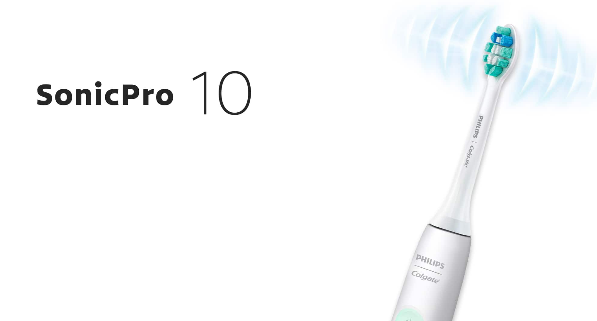 Philips Colgate SonicPro 10. Elimina hasta un 200% más de placa Philips Colgate SonicPro 10. Elimina hasta un 200% más de placa