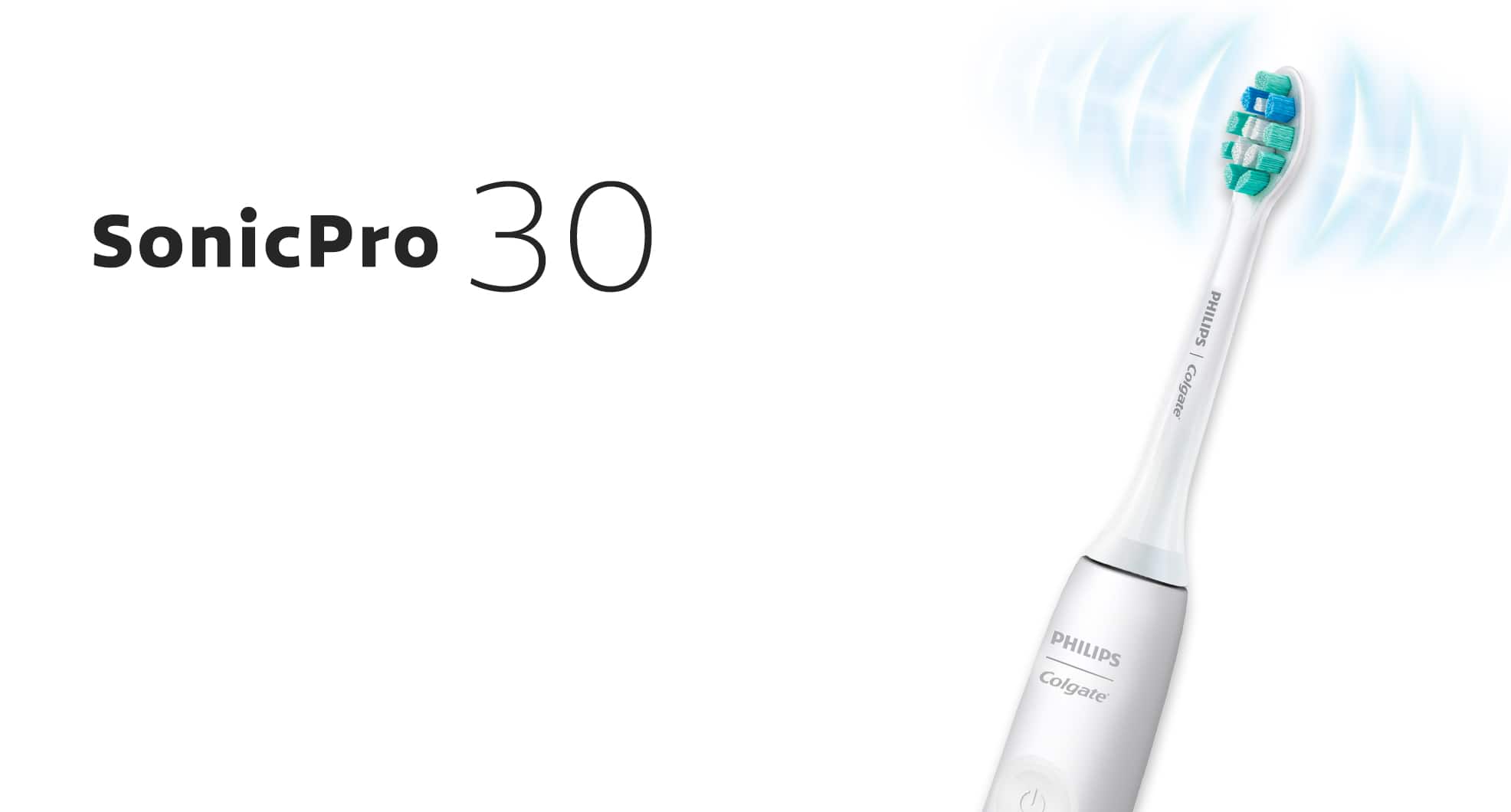 Philips Colgate SonicPro 30. Protege tus dientes y ayuda a mejorar la salud de tus encías con un cepillado suave y eficaz Philips Colgate SonicPro 30. Protege tus dientes y ayuda a mejorar la salud de tus encías con un cepillado suave y eficaz