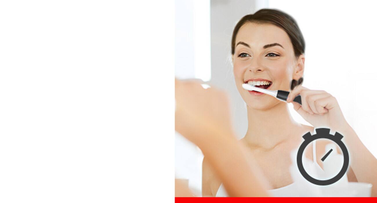 Temporizador inteligente. Su temporizador de 2 minutos asegura que te cepilles durante el tiempo recomendado por los dentistas
