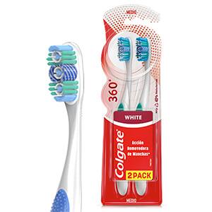 Cepillo de dientes Colgate 360° White