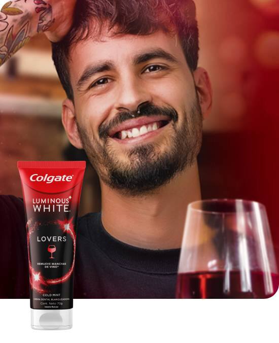 Colgate Luminous White Lovers Vino