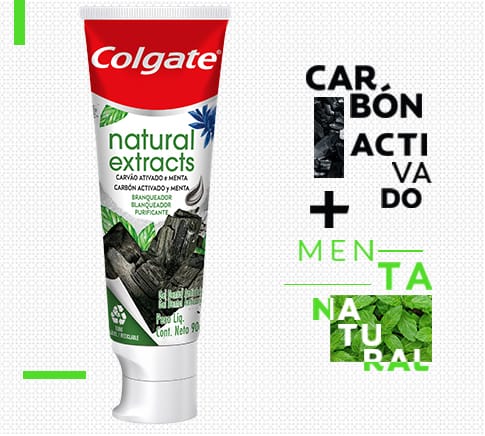 Colgate Naturals Extracts Carbón y Menta