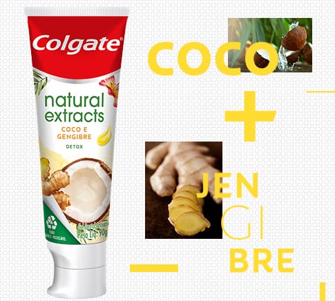 Colgate® Natural Extracts Detox con Coco y Jengibre 