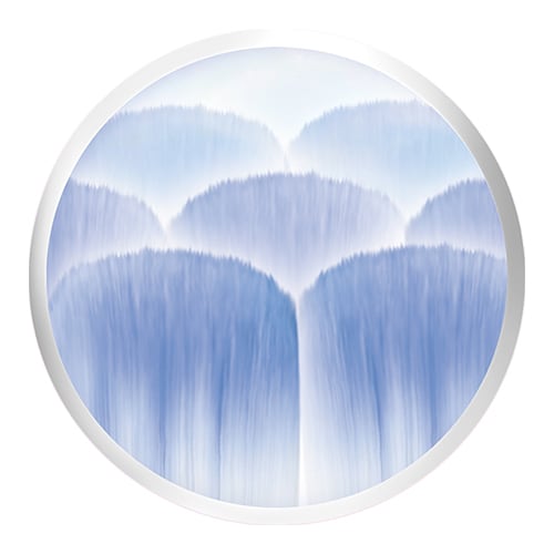 Colgate Gentle Sensitive Expert Toothbrush's dense blue bristles
