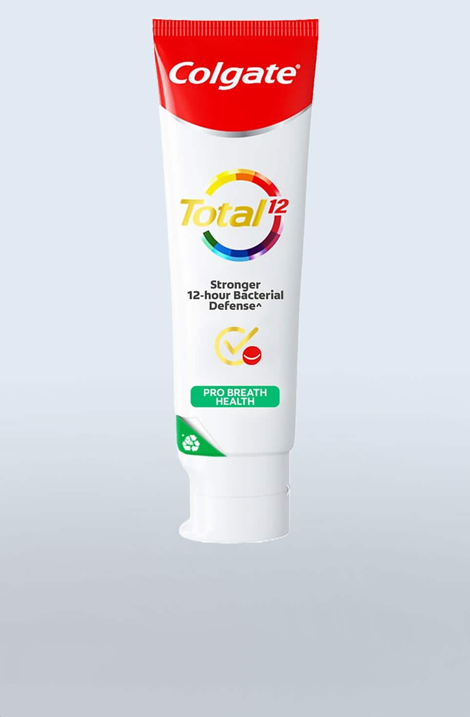colgate total pro breath health toothpaste packshot