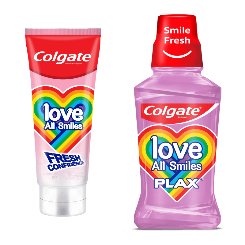 Toothpaste and Mouthwash Love Smiles Toothpaste and Mouthwash Love Smiles