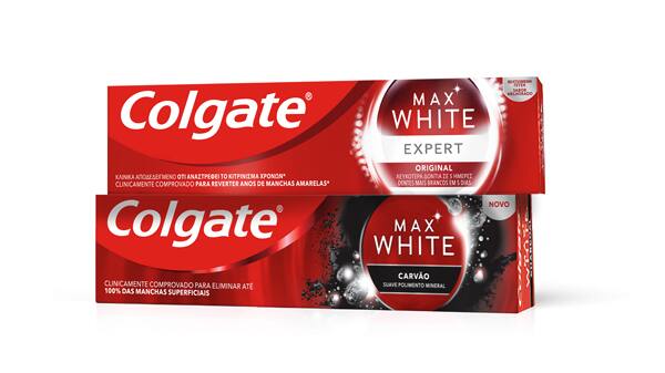 Colgate Max White Expert & Carváo Colgate Max White Expert & Carváo