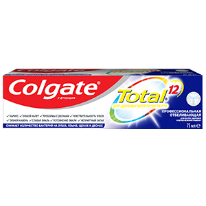 Colgate Total® 12 Профессиональная Отбеливающая