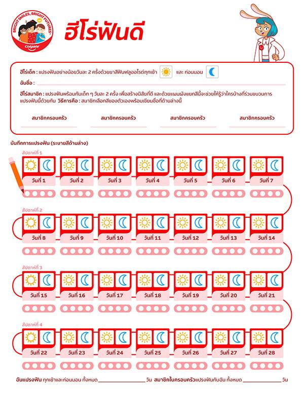 บันทึกการแปรงฟัน
