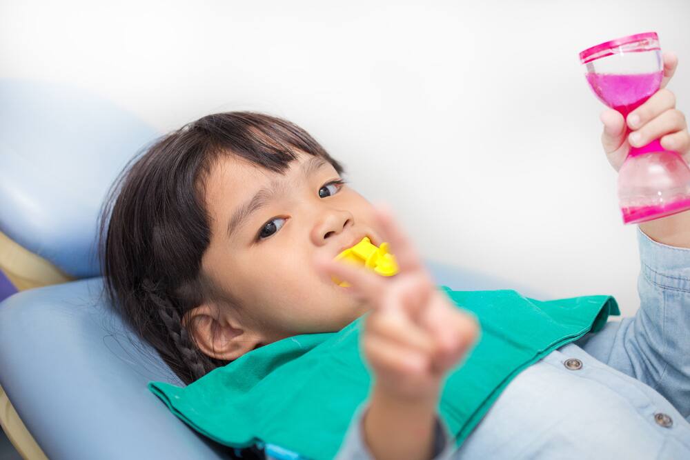 The Fluoride coating in children