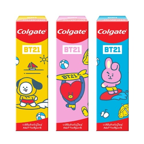 ยาสีฟัน คอลเกต คอนฟิเดนท์ สมายล์ BT21 | คอลเกต