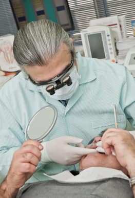 Dentist with patience Dentist with patience