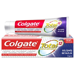 Colgate Total<sup>®</sup> Gelişmiş Beyazlık Diş Macunu