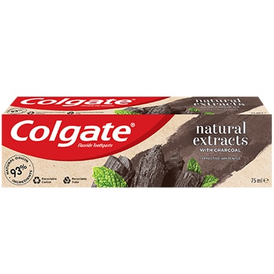 Colgate<sup>®</sup> Natural Extracts Aktif Karbon Diş Macunu