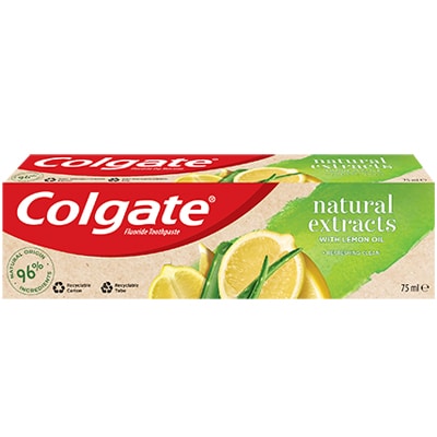 Colgate<sup>®</sup> Natural Extracts Limon Diş Macunu