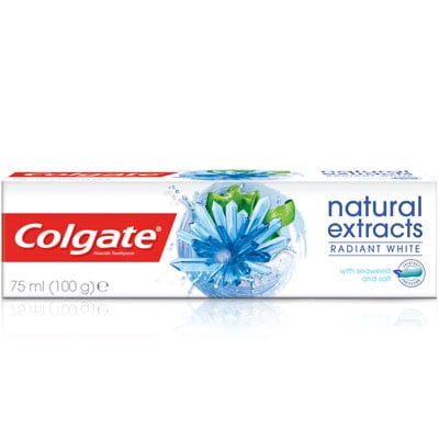 Colgate<sup>®</sup> Natural Extract Deniz Yosunu Tuzu Diş Macunu