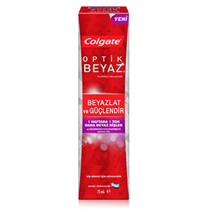 Colgate<sup>®</sup> Optik Beyaz<sup>®</sup> Beyazlat & Güçlendir