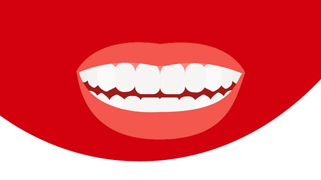 Close-up of a radiant smile achieved with Colgate Optic White Purple Toothpaste.